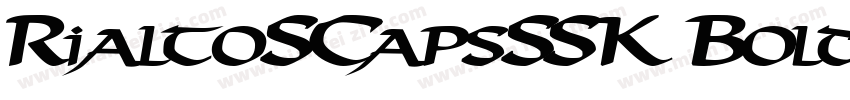 RialtoSCapsSSK Bold字体转换